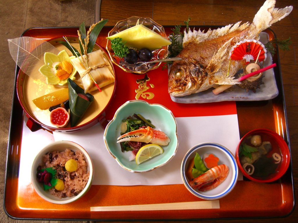 Japanese Events First Year　Okuizome (First meal)