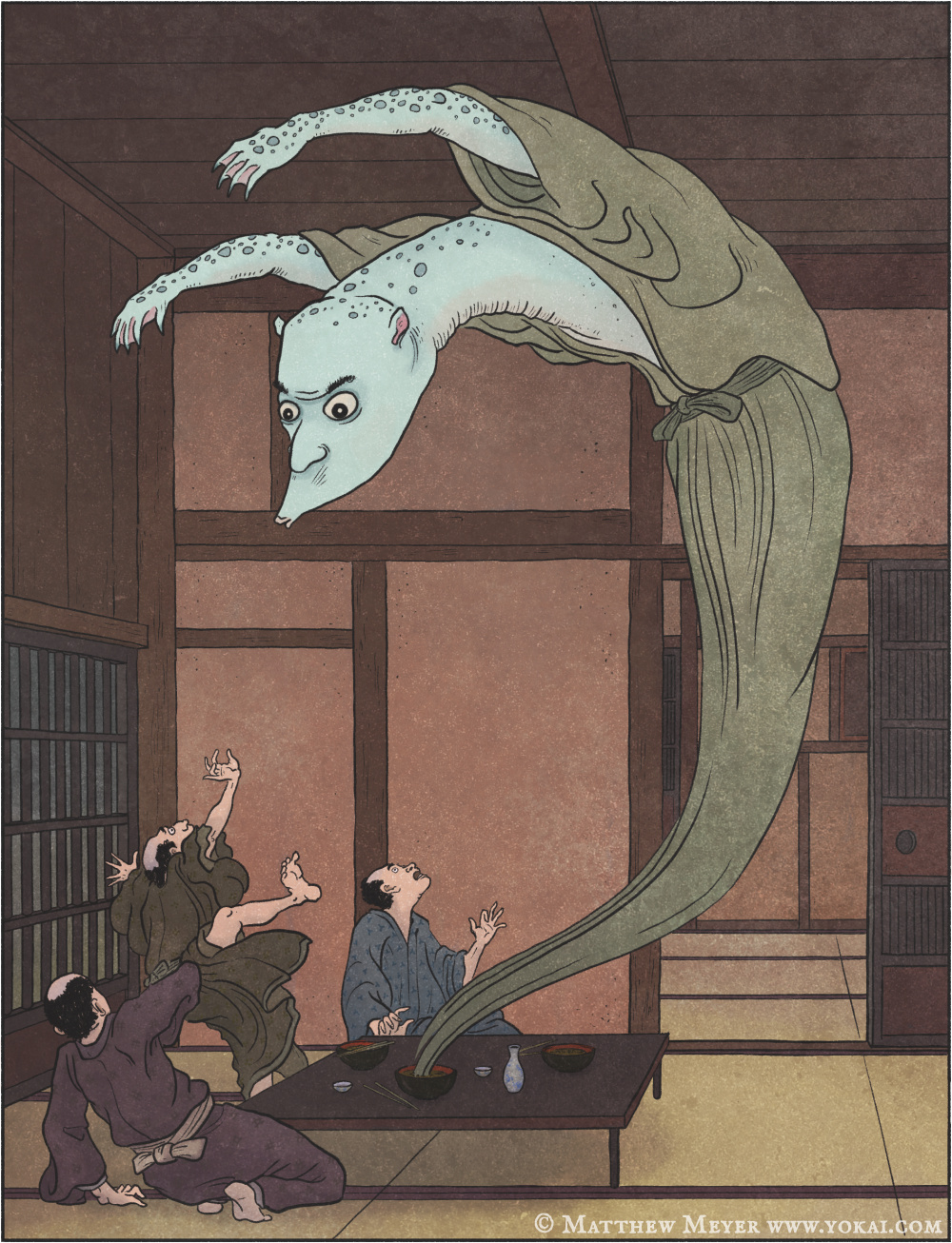 Suppon No Yurei: A Ghost On Your Plate Japanese Ghosts
