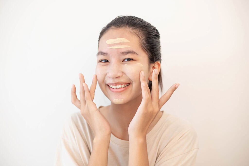 Wearing High-Factor SPF