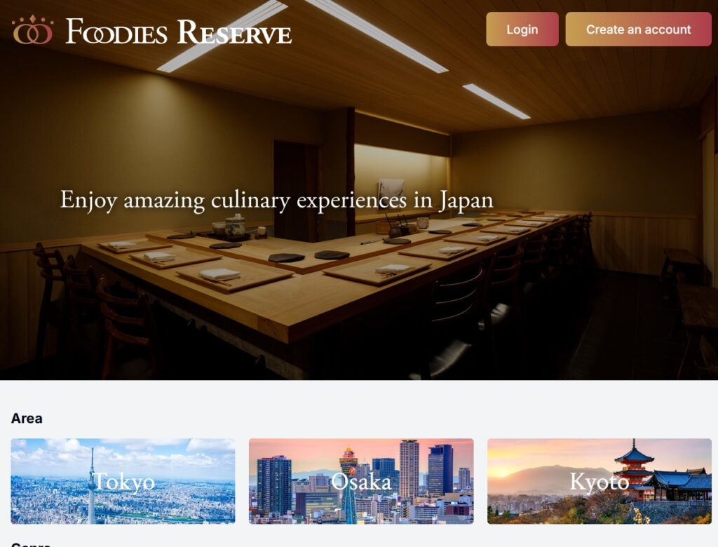 Foodies Reserve English Restaurant Reservation Japan
