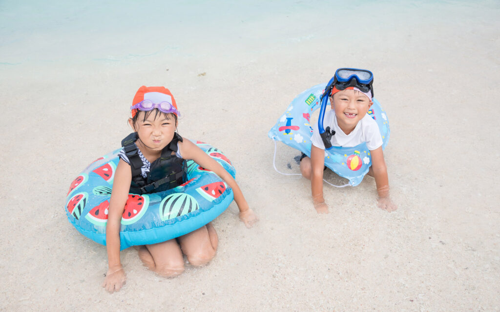 Beach Day Trip in Japan with Kids